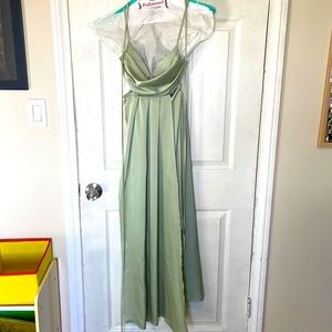 Hello molly sage green maxi dress